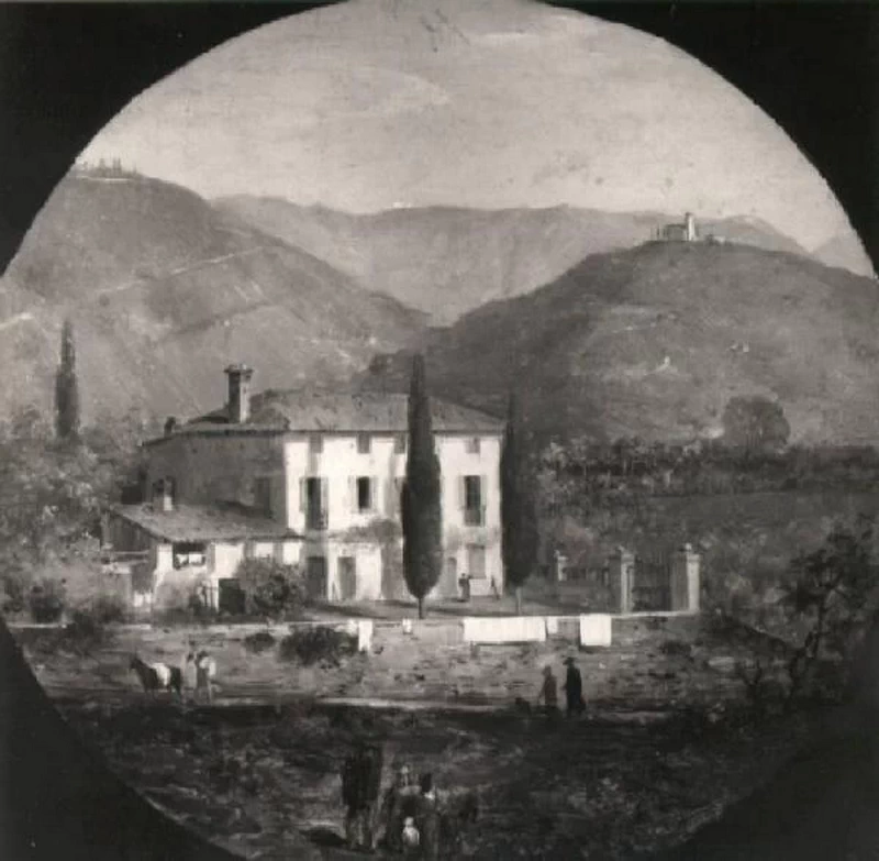 29-Veduta di una villa-Musei Civici di Brescia 